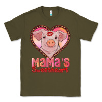 Army Green mama's sweetheart baby pig Classic Tee - AdoDesignShop
