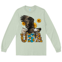 Matcha Western Usa Eagle Long Sleeve Tee - LillyAllenDesigns