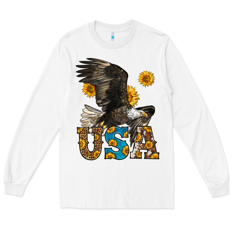 Western Usa Eagle Long Sleeve Tee by LillyAllenDesigns | Teevron