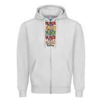 Dove Grey black history Zipper Hoodie - MaliasSmallBusiness