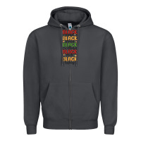 Smoke black history Zipper Hoodie - MaliasSmallBusiness
