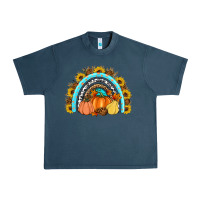 Midnight Navy Fall rainbow Urban Heavy Tee - Artiststas