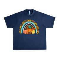 Navy Fall rainbow Urban Heavy Tee - Artiststas
