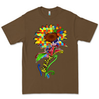 Cacao be kind autism sunflower Premium Tee - Zillion Design Studio