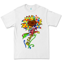 White be kind autism sunflower Premium Tee - Zillion Design Studio