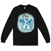 Black olaf snowman Long Sleeve Tee - AdoDesignShop
