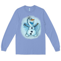 Colony Blue olaf snowman Long Sleeve Tee - AdoDesignShop