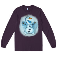 Plum olaf snowman Long Sleeve Tee - AdoDesignShop