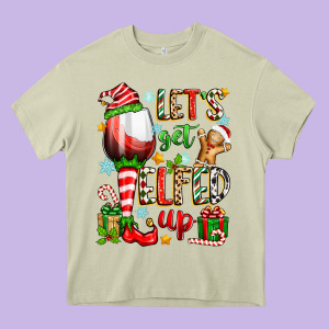 Let's Get Elfed Up Heavy Core Tee Designed By Zillion Design Studio