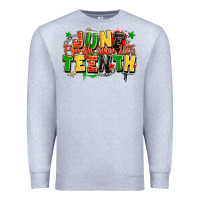 Heather Grey juneteenth free ish since 1865 Premium Sweatshirt - LillyAllenDesigns