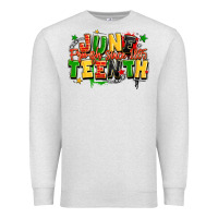Oatmeal Heather juneteenth free ish since 1865 Premium Sweatshirt - LillyAllenDesigns
