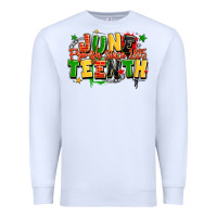 White juneteenth free ish since 1865 Premium Sweatshirt - LillyAllenDesigns