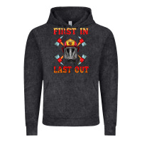 Vintage Black firefighter face mask with axes Vintage Hoodie - HRA Design Shop
