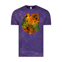Cloud Purple spider leopard  halloween patch Vintage Tee - BundleAndBundleShop