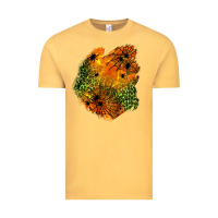 Vintage Mustard spider leopard  halloween patch Vintage Tee - BundleAndBundleShop