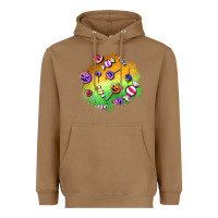 Toasted Coconut halloween candy patches Heavyweight Hoodie - BundleAndBundleShop