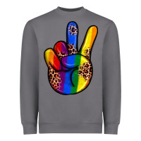 Storm pride leopard peace hand Heavyweight Sweatshirt - JahusDesignShop