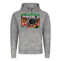 Cloud Rock floral lotus leaf film roll vintage camera Vintage Hoodie - FaDigitalArtStudio