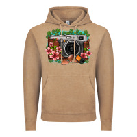 Vintage Coffee floral lotus leaf film roll vintage camera Vintage Hoodie - FaDigitalArtStudio