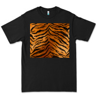 Black handdrawn tiger pattern Premium Tee - BarkalooDesign