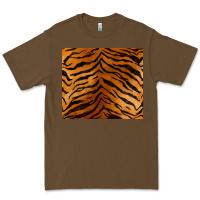 Cacao handdrawn tiger pattern Premium Tee - BarkalooDesign