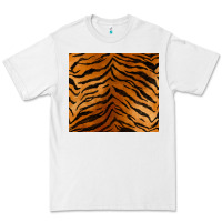 White handdrawn tiger pattern Premium Tee - BarkalooDesign