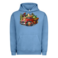 Pigment Pebble Blue cinco de mayo truck Urban Hoodie - CowGirlArtShop