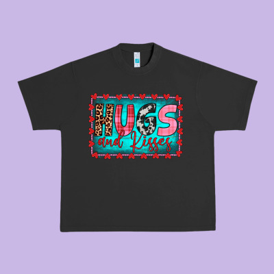 Hugs And Kisses Urban Heavy Tee Designed By Jahusdesignshop
