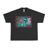 Pigment Black hugs and kisses Urban Heavy Tee - JahusDesignShop