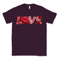 Plum love with kiss Classic Tee - AdoDesignShop