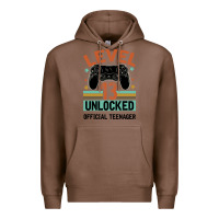 Chestnut Level 13 Unlocked Official Teenager 13th Birthday Premium Hoodie - Bettercallsaul