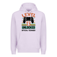 Lilac Level 13 Unlocked Official Teenager 13th Birthday Premium Hoodie - Bettercallsaul