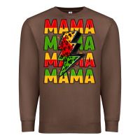 Chestnut mama lightning bolt juneteenth Premium Sweatshirt - LillyAllenDesigns