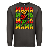 Smoke mama lightning bolt juneteenth Premium Sweatshirt - LillyAllenDesigns