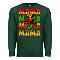 Sports Green mama lightning bolt juneteenth Premium Sweatshirt - LillyAllenDesigns