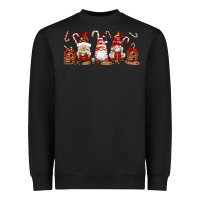 Black Christmas Gnomes Heavyweight Sweatshirt - Artiststas