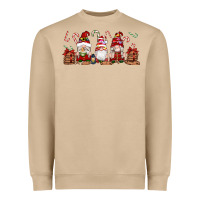 Mushroom Christmas Gnomes Heavyweight Sweatshirt - Artiststas