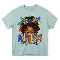 Arona autism mom afro locs messy bun Heavy Core Tee - texasbilliewilder