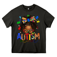 Asphalt autism mom afro locs messy bun Heavy Core Tee - texasbilliewilder