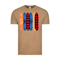 Vintage Coffee Western Farm Life Pattern Brush Stroke Vintage Tee - Bettercallsaul