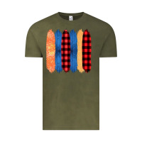Vintage Olive Western Farm Life Pattern Brush Stroke Vintage Tee - Bettercallsaul
