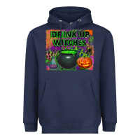 Navy drink up witches Heavyweight Hoodie - BundleAndBundleShop