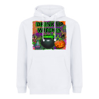 White drink up witches Heavyweight Hoodie - BundleAndBundleShop