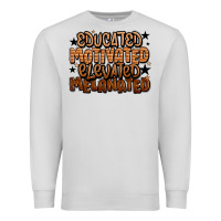 Dove Grey educated motivated elevated melanated Premium Sweatshirt - LillyAllenDesigns
