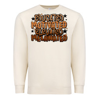 Sandshell educated motivated elevated melanated Premium Sweatshirt - LillyAllenDesigns