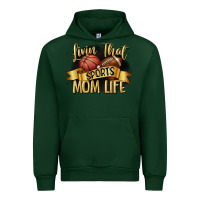 Forest Green livin that sports mom life Urban Hoodie - CowGirlArtShop