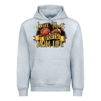 Heather Grey livin that sports mom life Urban Hoodie - CowGirlArtShop