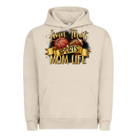 Pigment French Oak livin that sports mom life Urban Hoodie - CowGirlArtShop