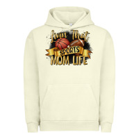 Pigment Pistachio livin that sports mom life Urban Hoodie - CowGirlArtShop