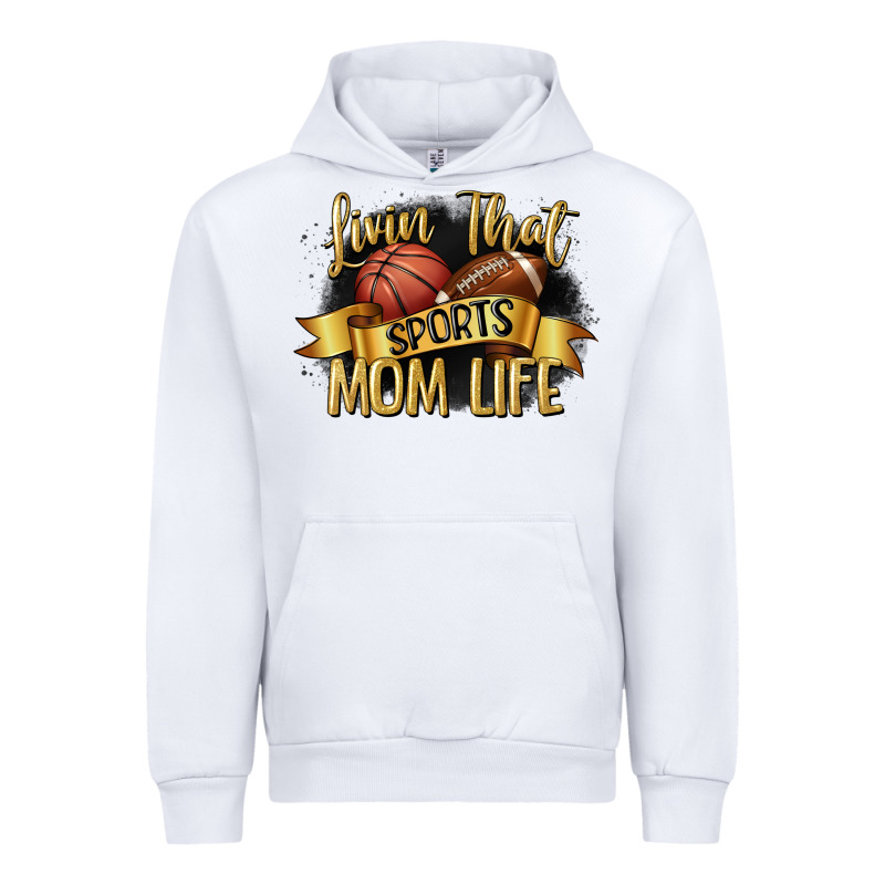 Livin That Sports Mom Life Urban Hoodie by CowGirlArtShop | Teevron